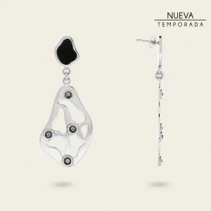 Aretes en piel genuina de carunga para dama