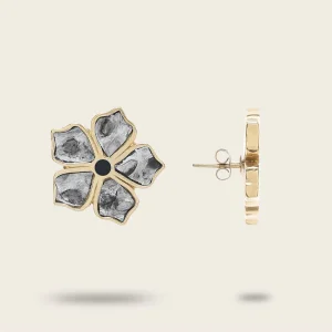 Aretes en piel genuina de pitón para dama